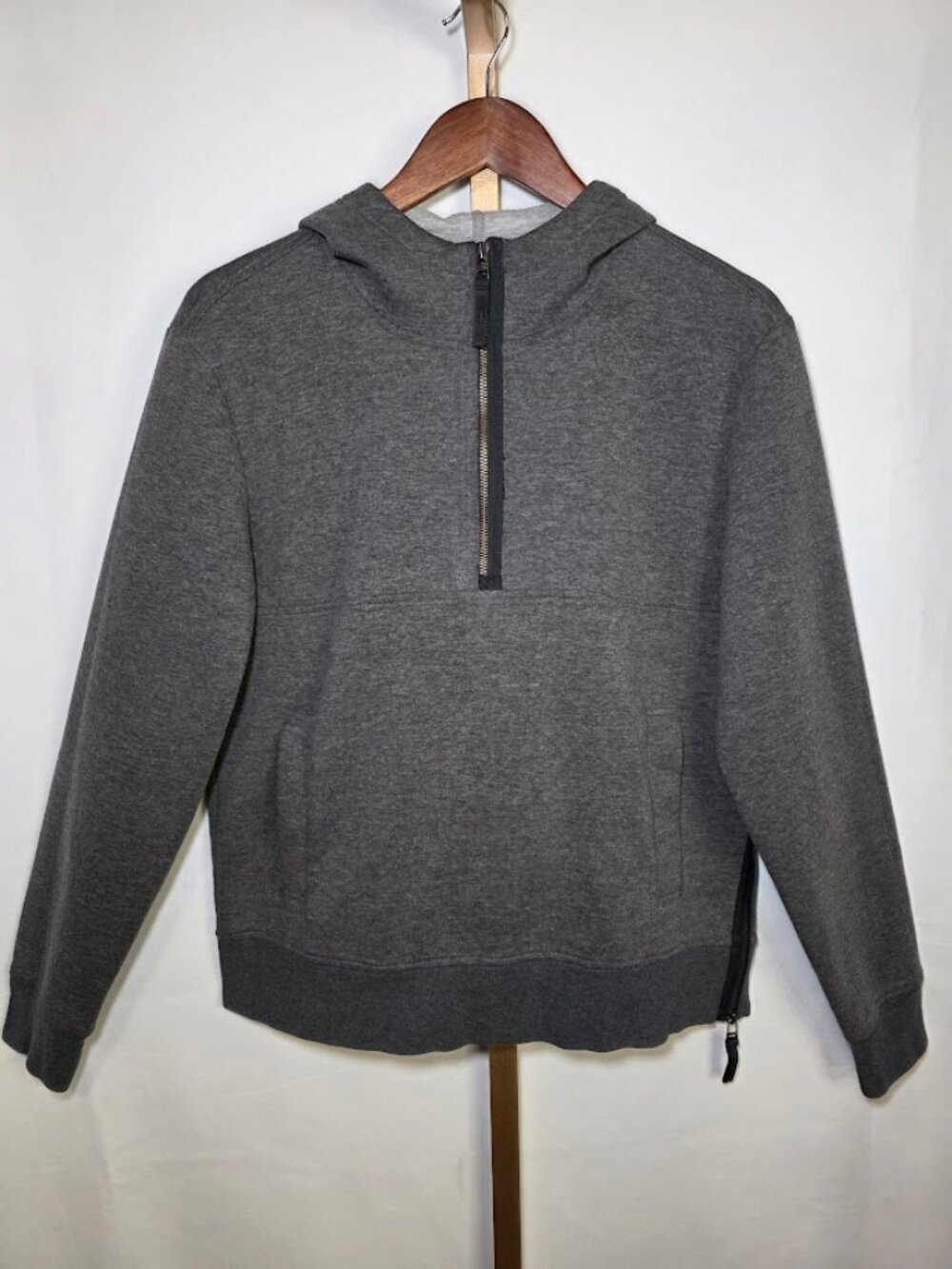 Jack Spade New York Men's Quarter/Side Zip Hoodie M